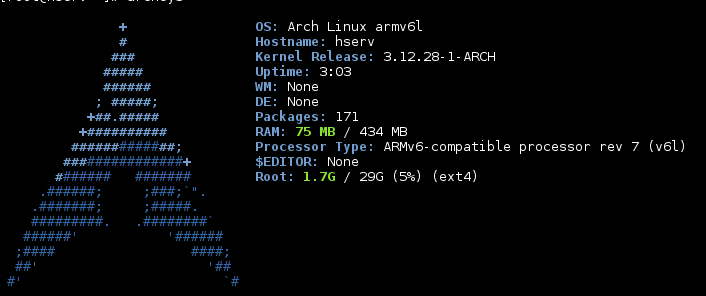 Arch Linux auf einem Raspberry Pi